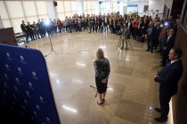 Pożegnanie p. Kanclerz Justyny Morzy  [fot. Andrzej Romański]